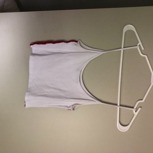 Brandy Melville Skylar Tank with red stripes - Picture 3 of 3